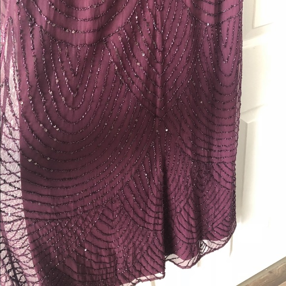 Adrianna Papell long beaded blouson gown - Picture 2 of 5